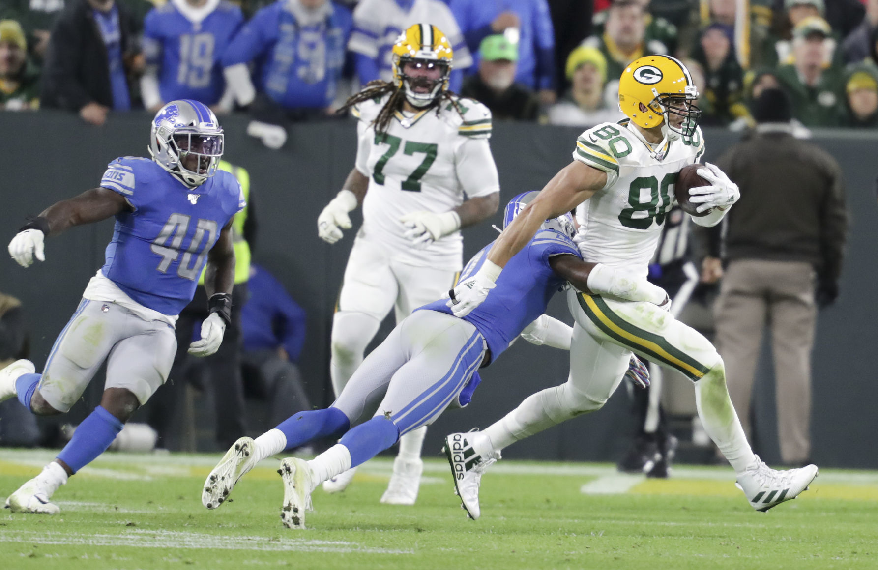 Packers 23, Lions 22